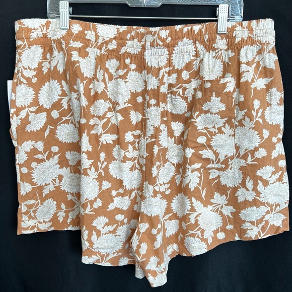 π NWT Treasure & Bond Womenβs 1X Floral Linen Blend Shorts π€πΌ - Picture 7 of 11